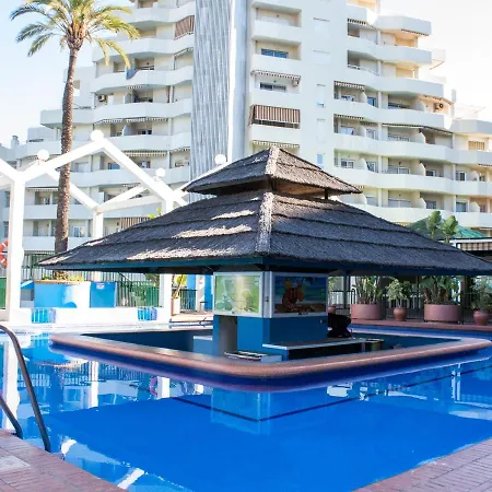 Apartment Benal 2bdr Beachfront With Water Park Benalmadena